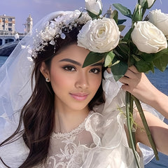 Bride Veil Set for Engagement
