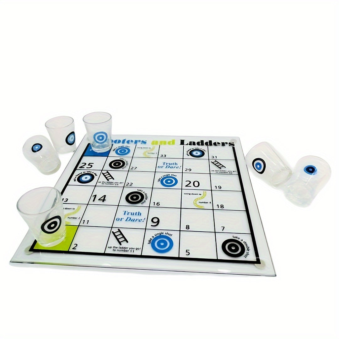 Snake Ladders Drinking Game Flight Chess For Adults Party