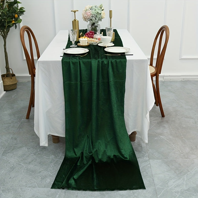 Long Velvet Table Runner 68 58 299 72 Cm Washable Cloth
