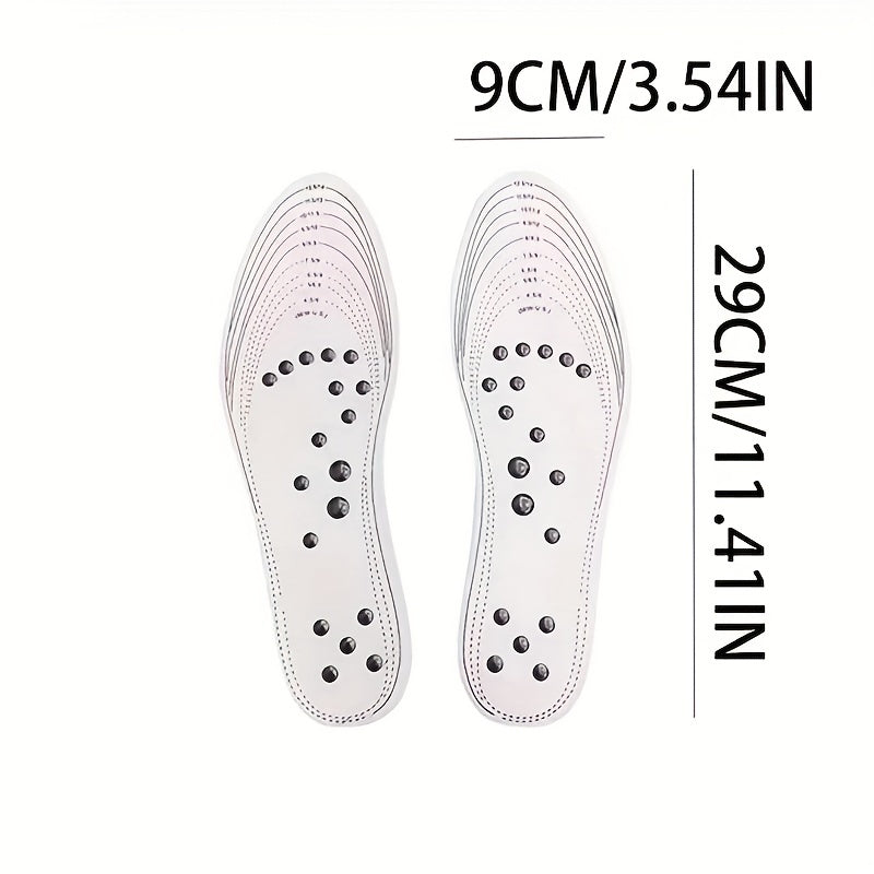 Magnetic Massage Insoles Foot Acupressure Shoe Pads Therapy