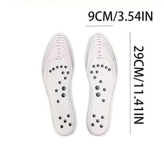 Magnetic Massage Insoles Foot Acupressure Shoe Pads Therapy
