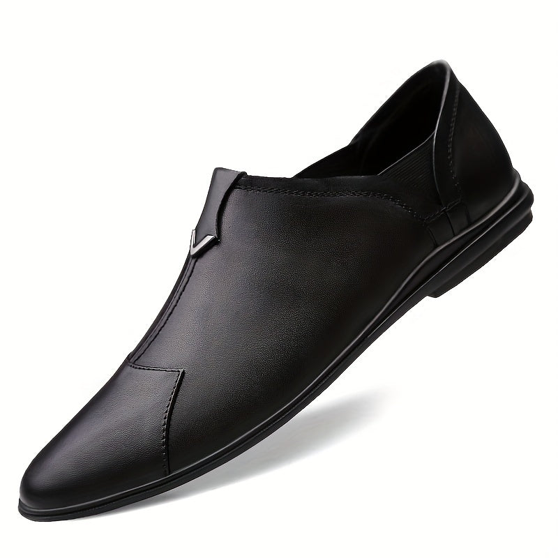 Men's Leather Slip On Casual Shoes