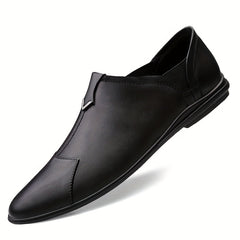Men's Leather Slip On Casual Shoes