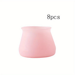 8pcs Silicone Furniture Leg Covers - Protect Your Furniture & Decorate Your Home