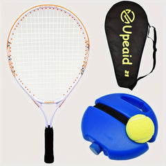 Professional Aluminum Alloy Tennis Racket with Trainer and Cover