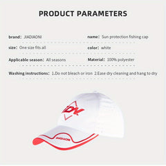 Men's Summer Sunscreen Fishing Hat Breathable