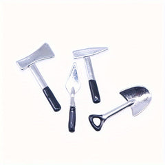 Toy House Decoration Dollhouse Mini Garden Repair Alloy Tool Model Ornament
