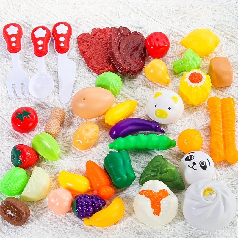 Kids Kitchen Cutting And Chopping Play Set