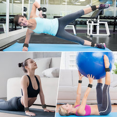 Adjustable Silicone Wrist Weights for Women & Men