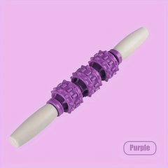 Yoga Massage Roller 3-Wheel Fitness Stick 33.5in