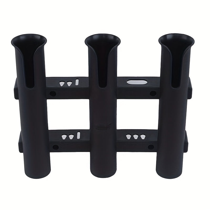 Portable Fishing Rod Holder Three Tube Plastic Bracket Tackle