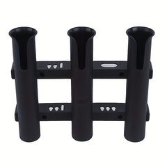 Portable Fishing Rod Holder Three Tube Plastic Bracket Tackle
