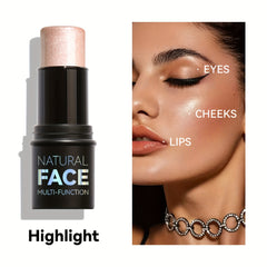 Matte Creamy Highlighter Stick for Face Blush Waterproof Long Lasting