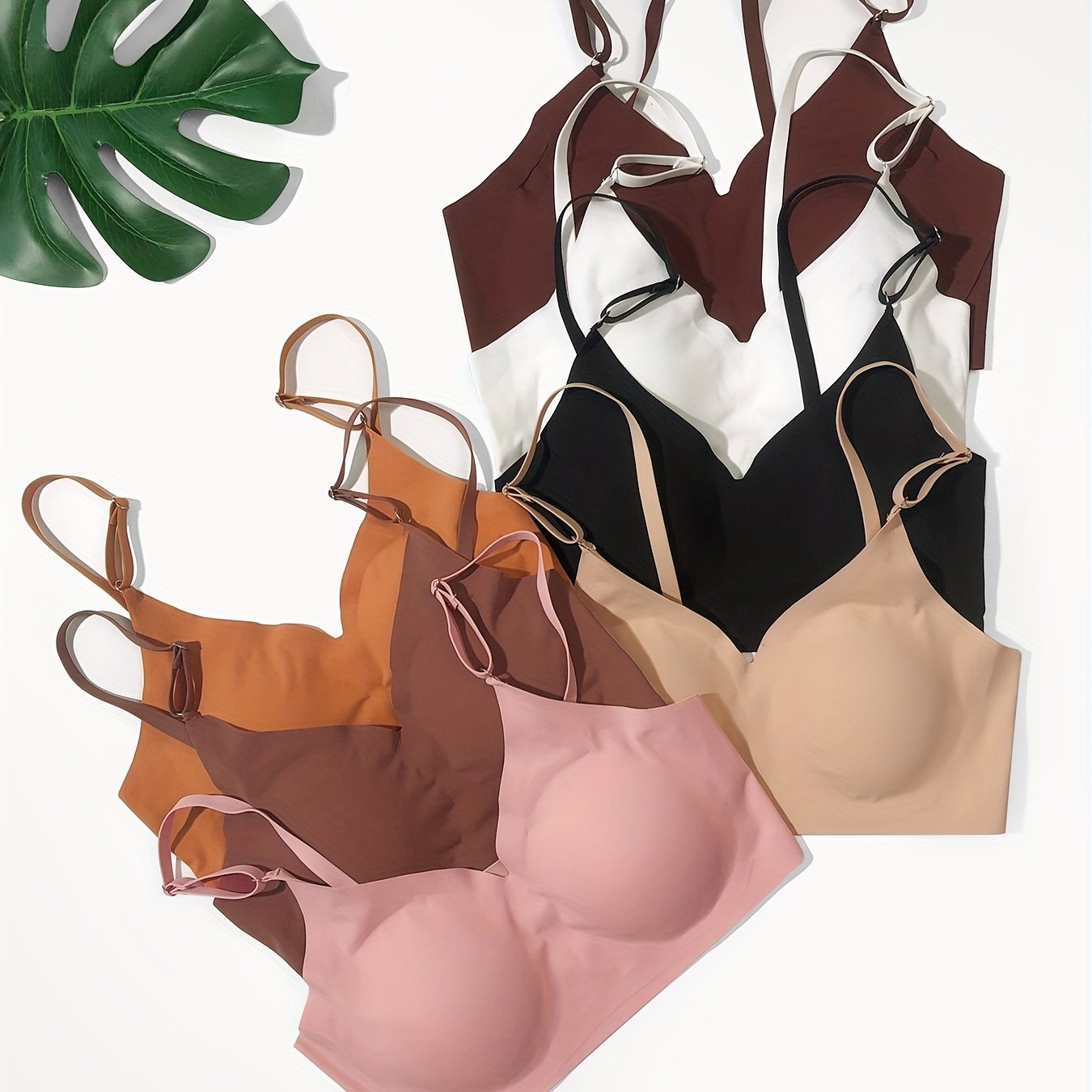 7pcs Seamless Wireless Bras Comfy Intimates Bra