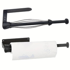 Under Cabinet Kitchen Tissue Rack Wall-mounted Metal Storage Holder