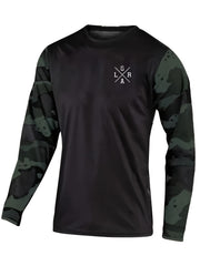 Camouflage Men's Long Sleeve Sports T-shirt