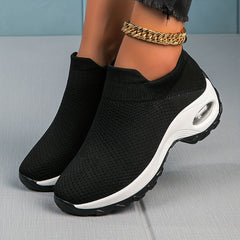 Women's Chunky Sneakers Slip On Air Cushion Shoes Lightweight