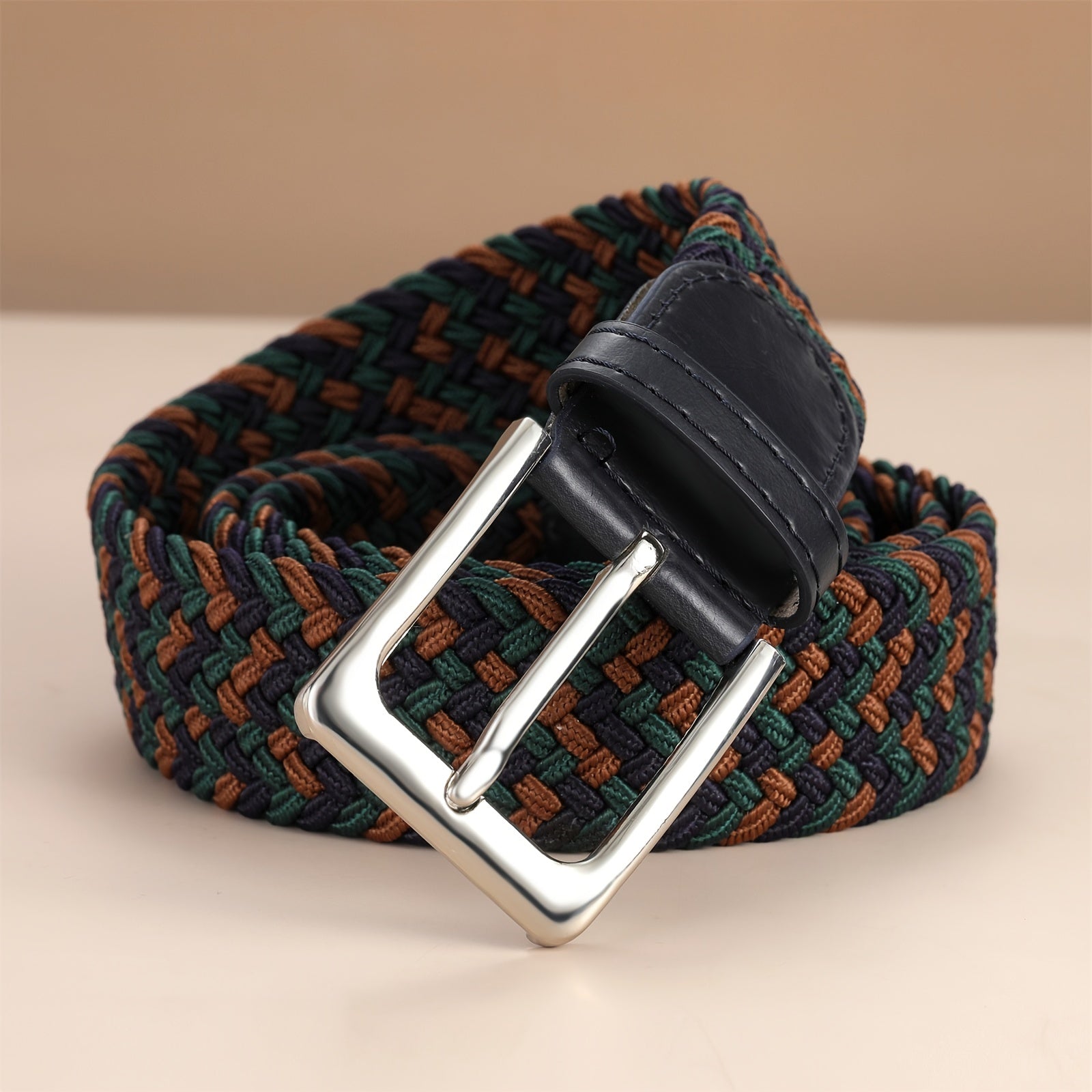 Men's Multicolor Polyester Waist Belt for Business Occasions