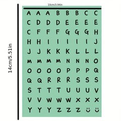 Cartoon & English Letter Stickers for Labeling