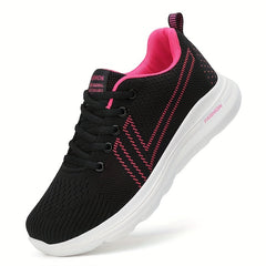 Women's Casual Breathable Lightweight Running Shoes Low Top Outdoor Travel Shoes
