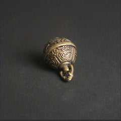 Brass Gluttonous Bell Car Keychain Pendant Bell Accessories