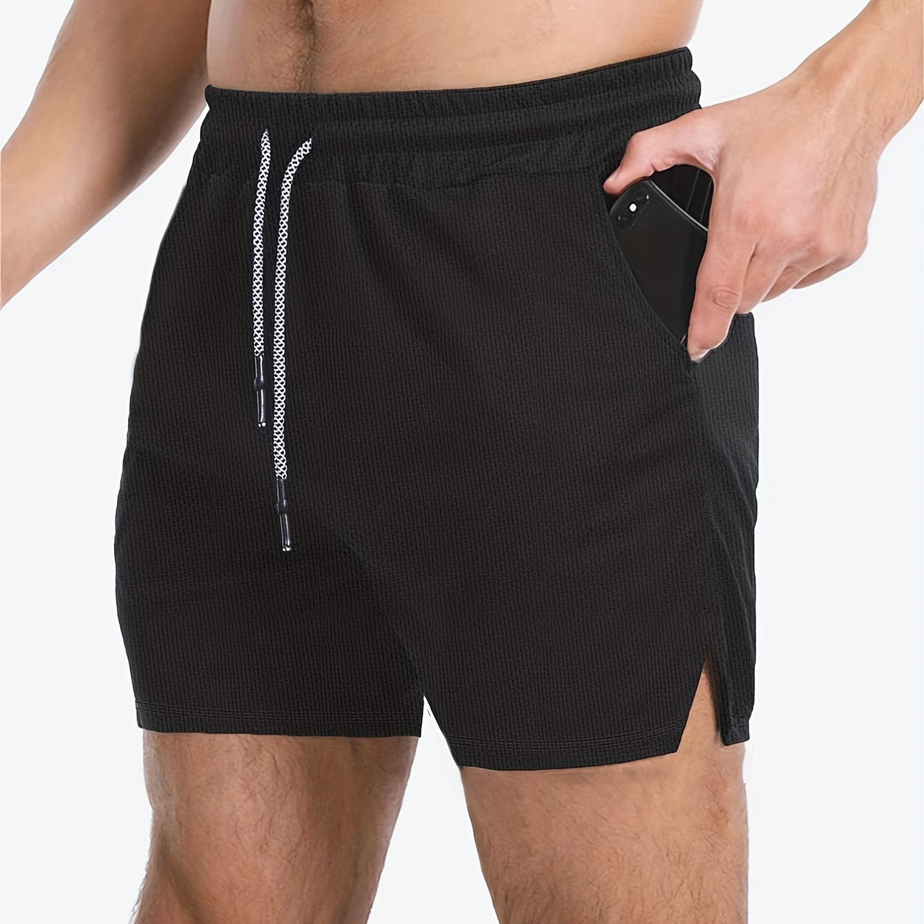 Men's Active Shorts with Pockets - Quick Dry & Breathable - Summer Workout Gear