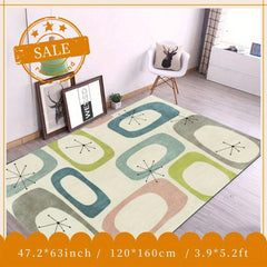 Soft Faux Cashmere Area Rug Anti Slip Heavy Duty Dirt Resistant 31.5x47.2