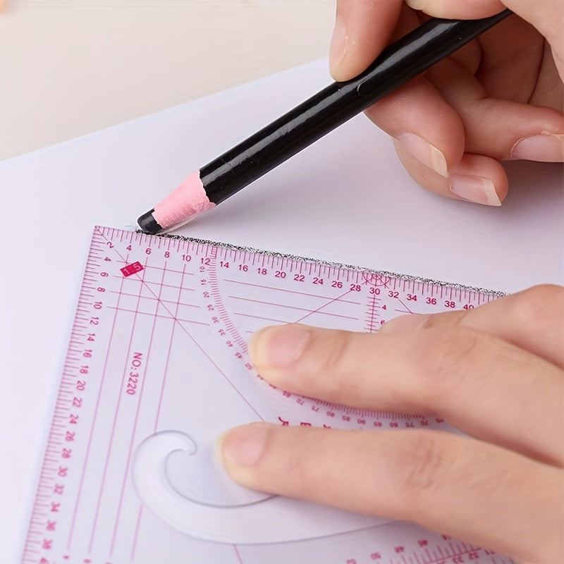 21 Style Pattern Ruler Set For Needlework Sewing