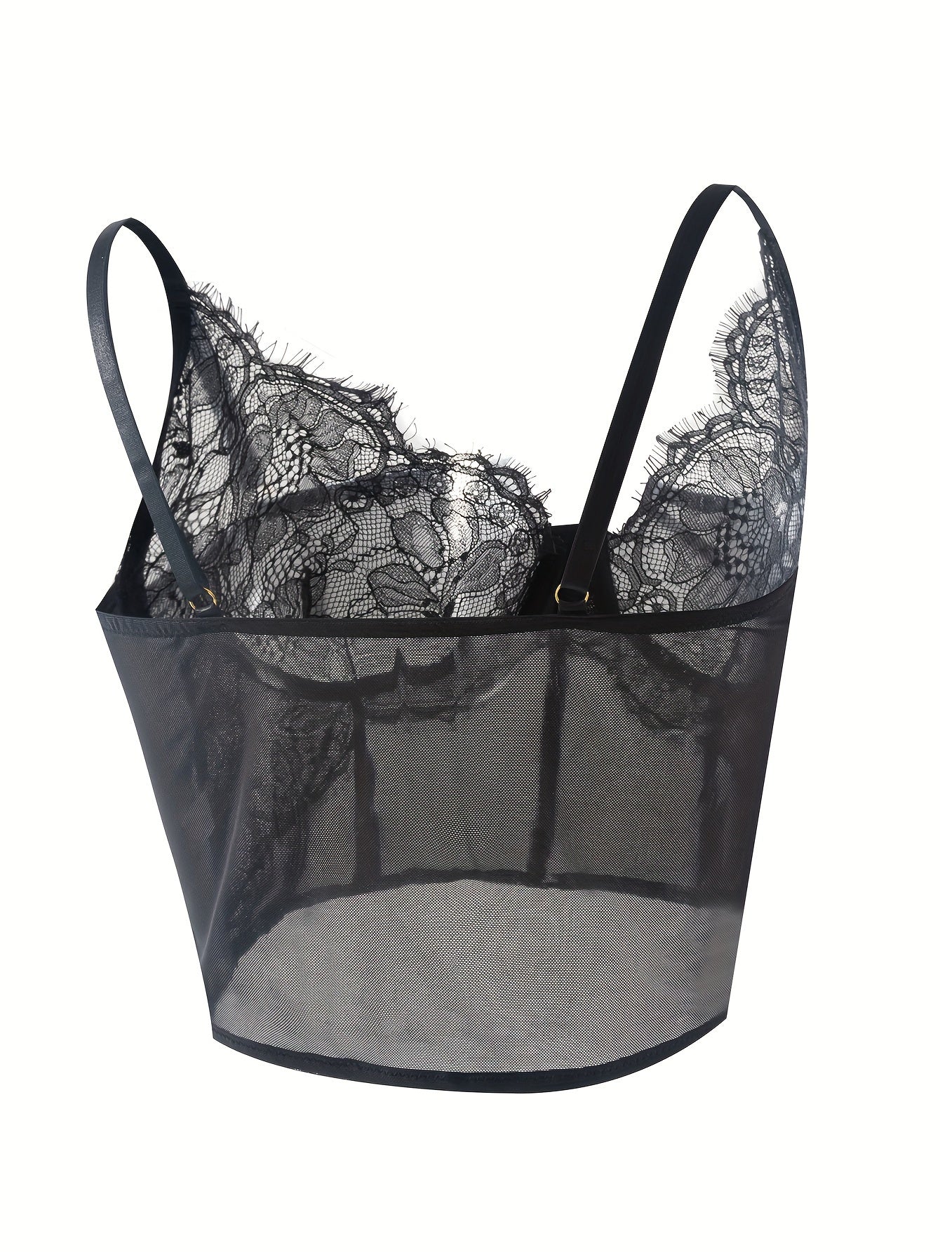 Plus Size Sexy Lace Underwire Bustier Top