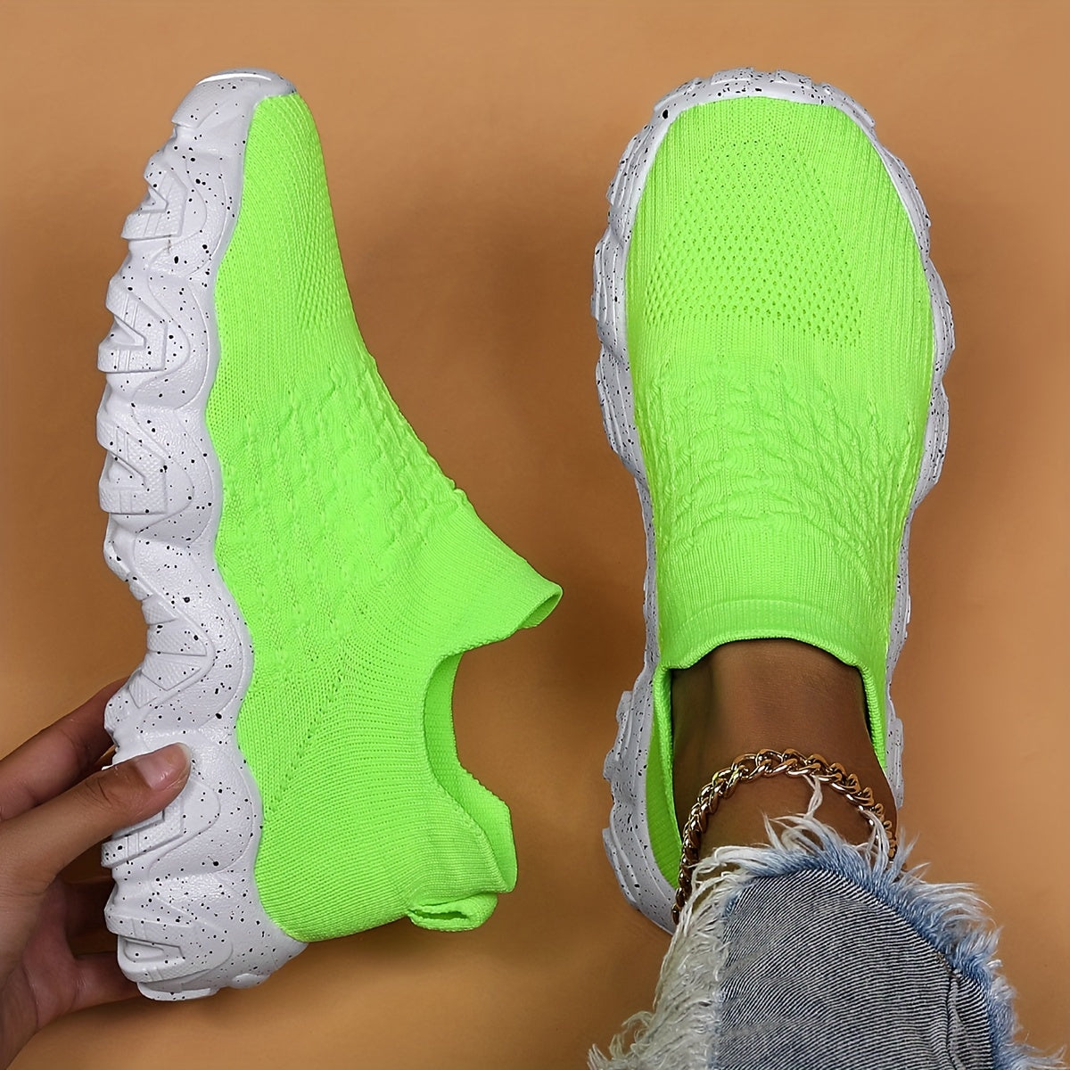 Women's Breathable Chunky Sneakers Lightweight Non slip Shoes