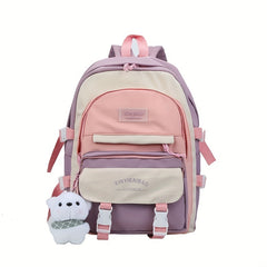 Kids Sweet Backpack Boys Girls Travel Bag School Backpack With Doll Charm