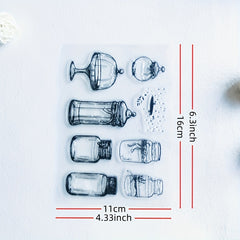 Clear Silicone Stamp for Card Making and Scrapbook Album DIY Crafts