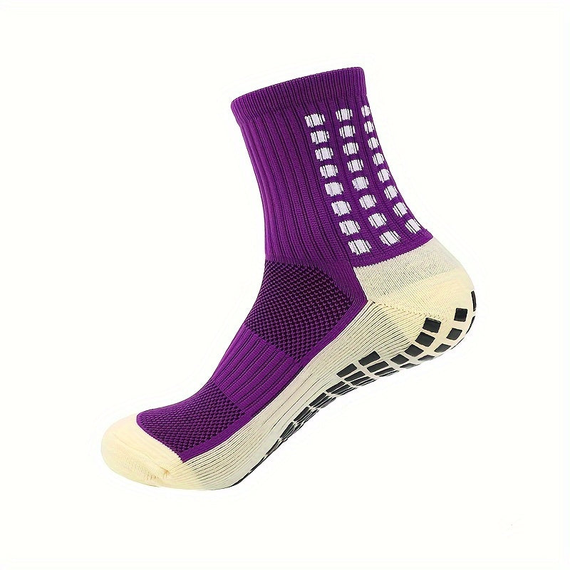 Men's Non Slip Mid Crew Sport Socks
