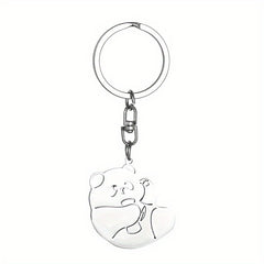 Cartoon Panda Keychain Bag Ornaments Gift Car Key Ring Charms