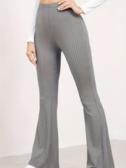 Flare Leg High Waist Pants for Women