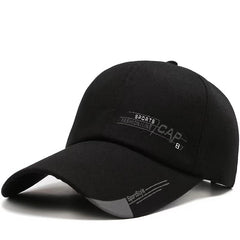Men's Letter Print Baseball Cap Adjustable Hip Hop Trucker Sun Hat