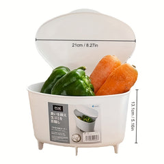 Triangle Kitchen Drain Basket for Easy Storage