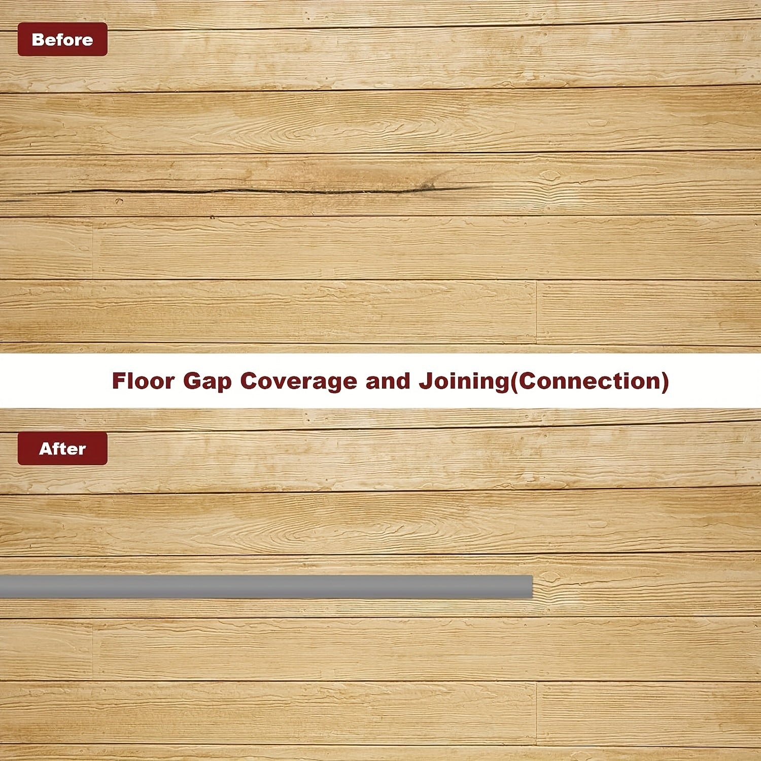 1pc Laminate Floor Separator Gray Strips
