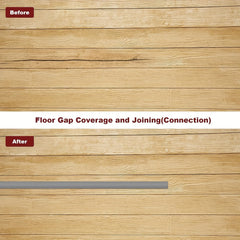 1pc Laminate Floor Separator Gray Strips