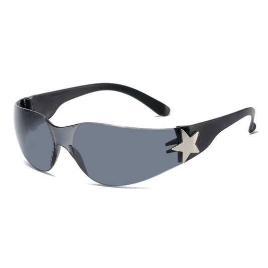 Rimless Gradient Sunglasses for Women
