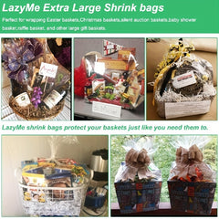 10pcs Large Transparent Basket Bag for Baskets 59.94cmx80.01cm