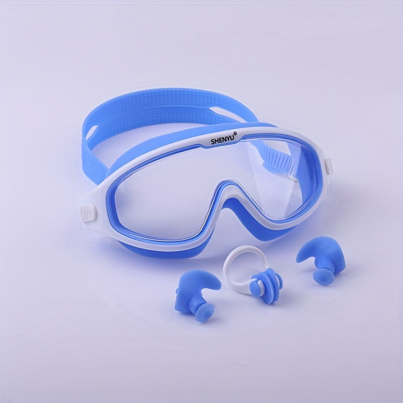 Kids Swimming Goggles + Nose Clip & Earplugs