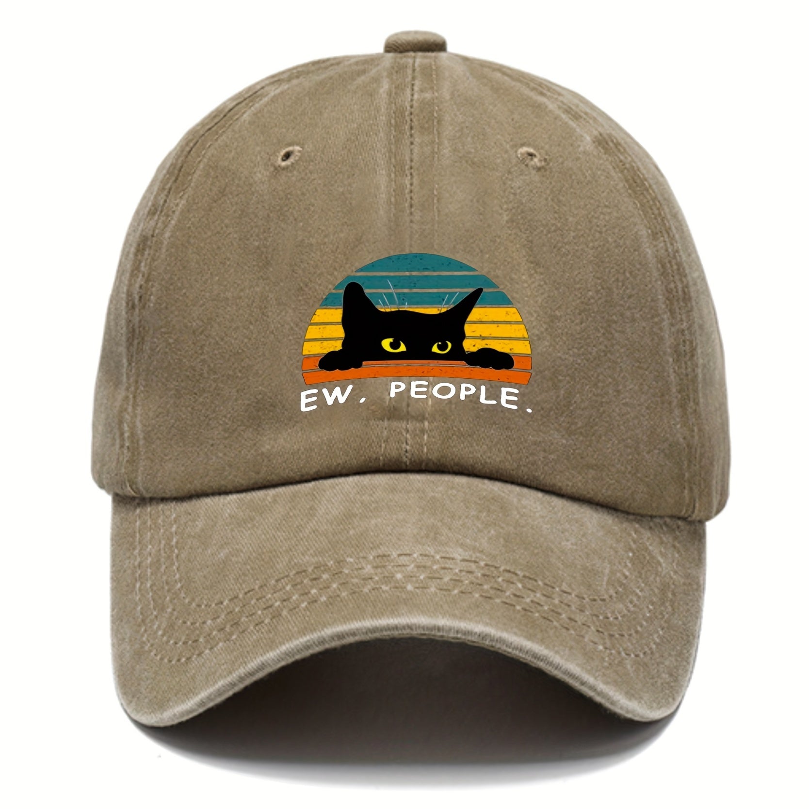 Casual Washed Cotton Baseball Cap Sun Hat Men Women