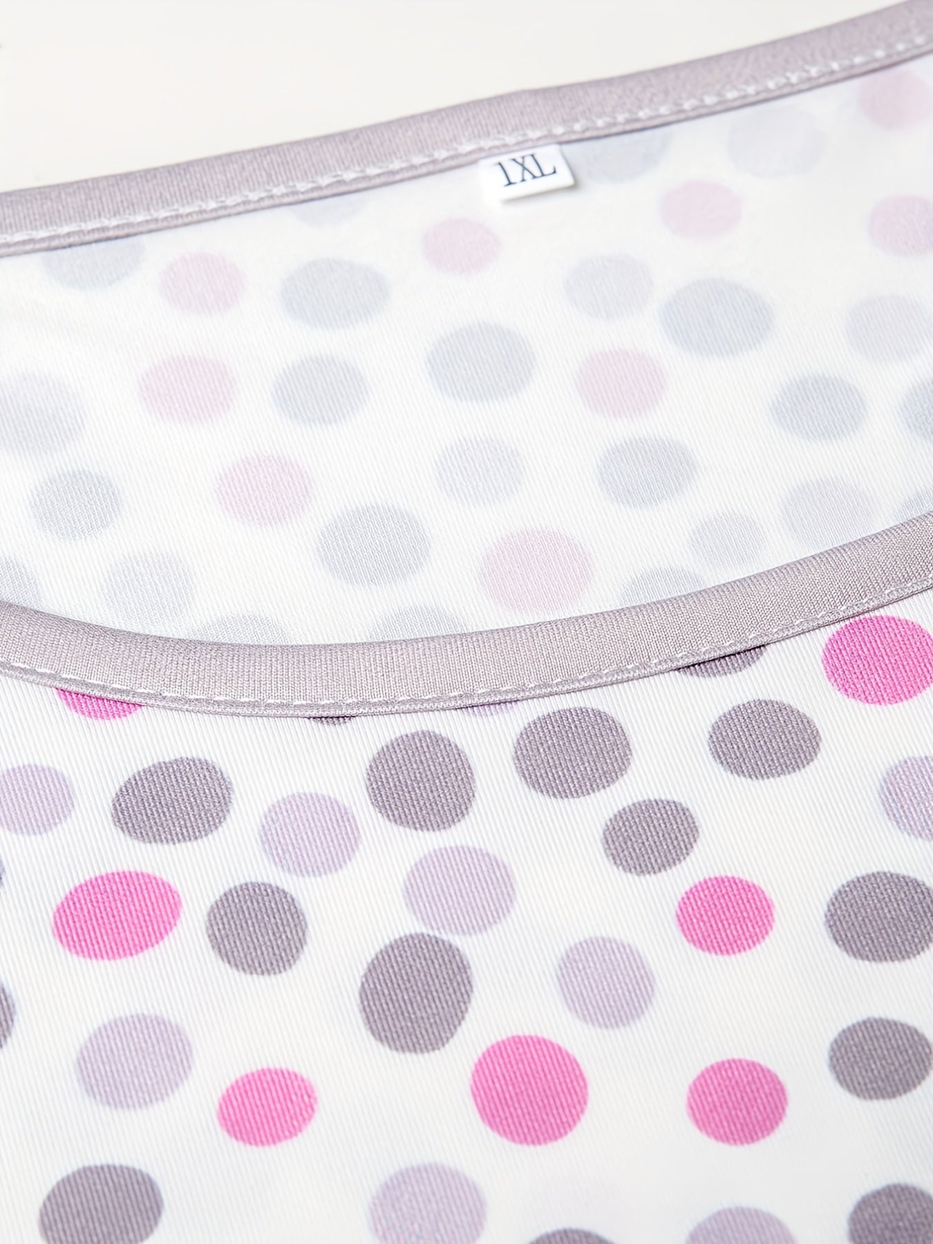 Polka Dot & Heart Print Tee & Shorts Pajama Set