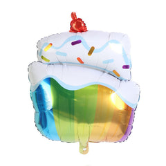 Birthday Cake Balloons Cartoon Decoration Dessert Ornaments