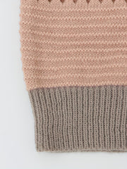 Colorblock Striped Open Front Cardigan