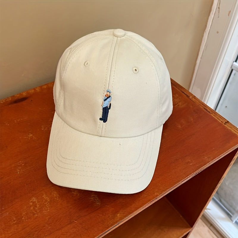 Cartoon Character Baseball Cap Embroidery Dad Hat for Women