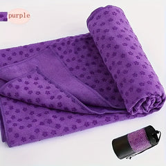 Non Slip Yoga Mat Towel Blanket Foldable Exercise Mat for Yoga Pilates
