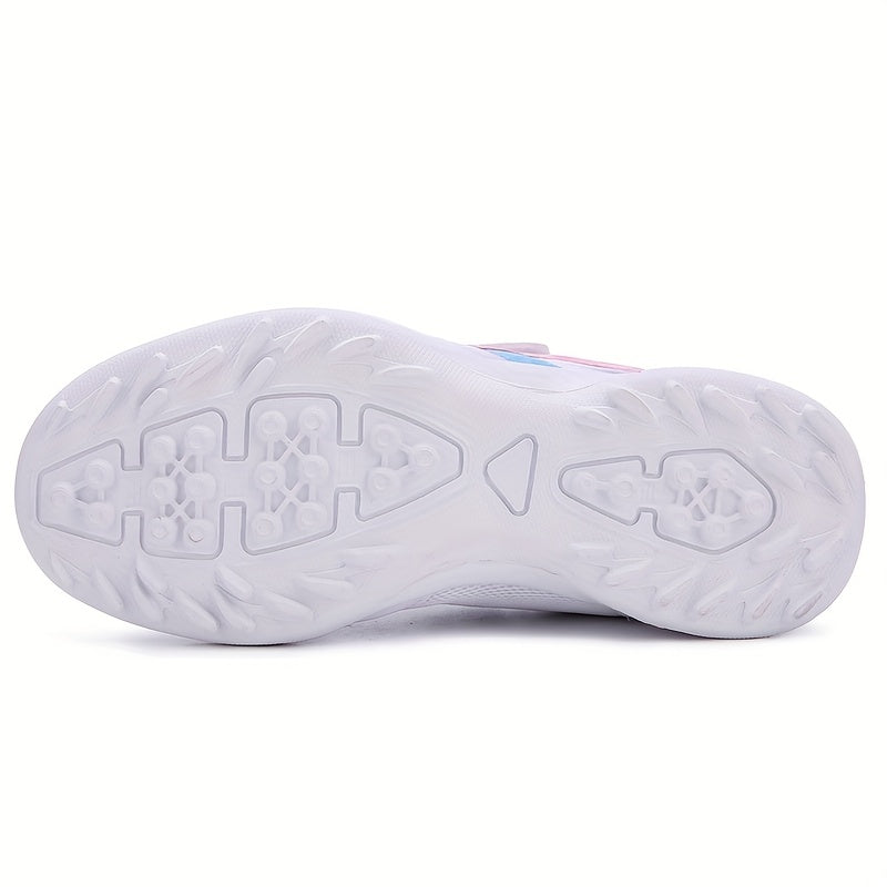 Kids Professional TF Soccer Shoes Lightweight Breathable Non Slip Cleats