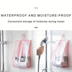 2pcs Portable Shoe Storage Bag Waterproof Shoe Bag With Window